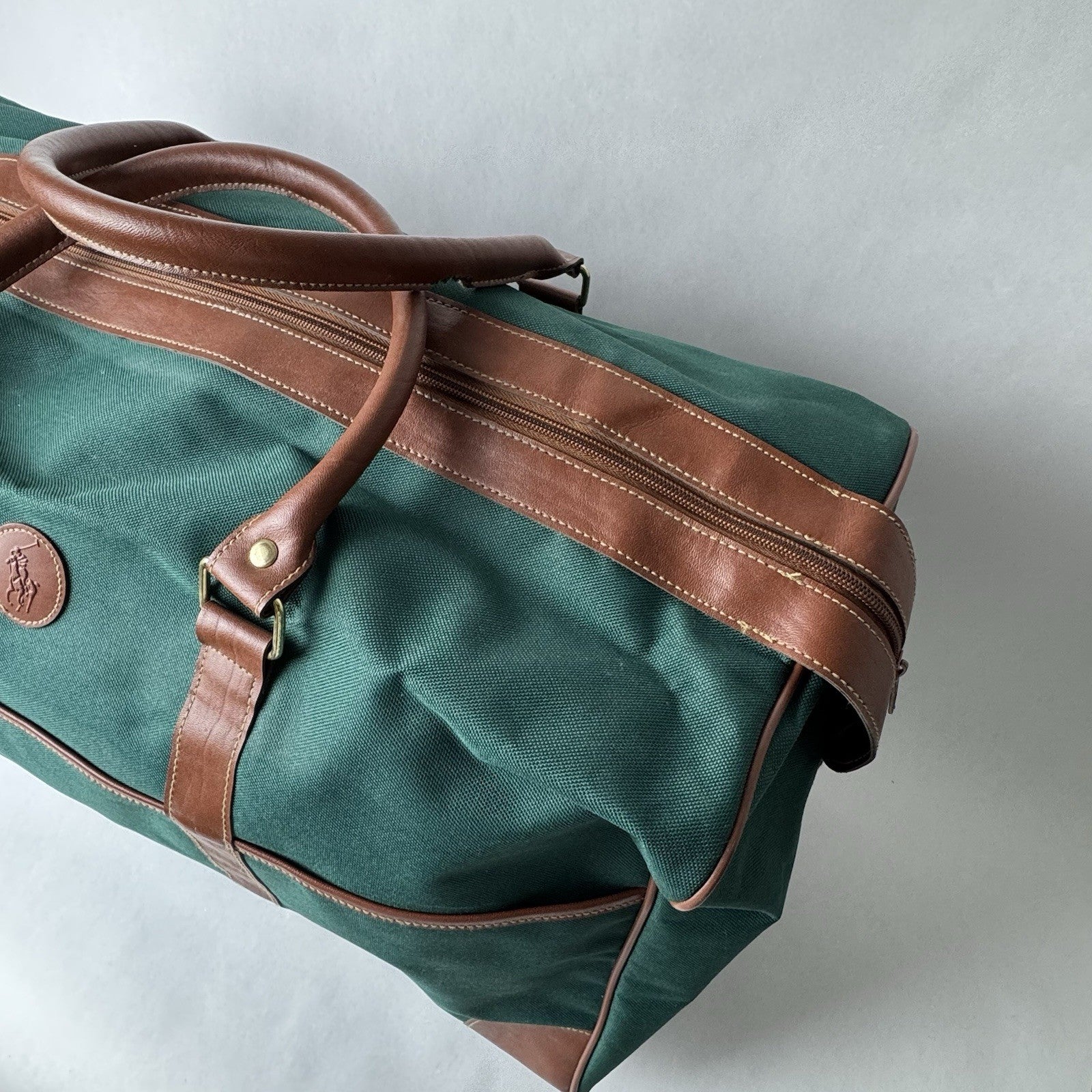Vintage Ralph Lauren Weekender Carryall Bag 22”x11”x14” w/Shoulder Strap *Read