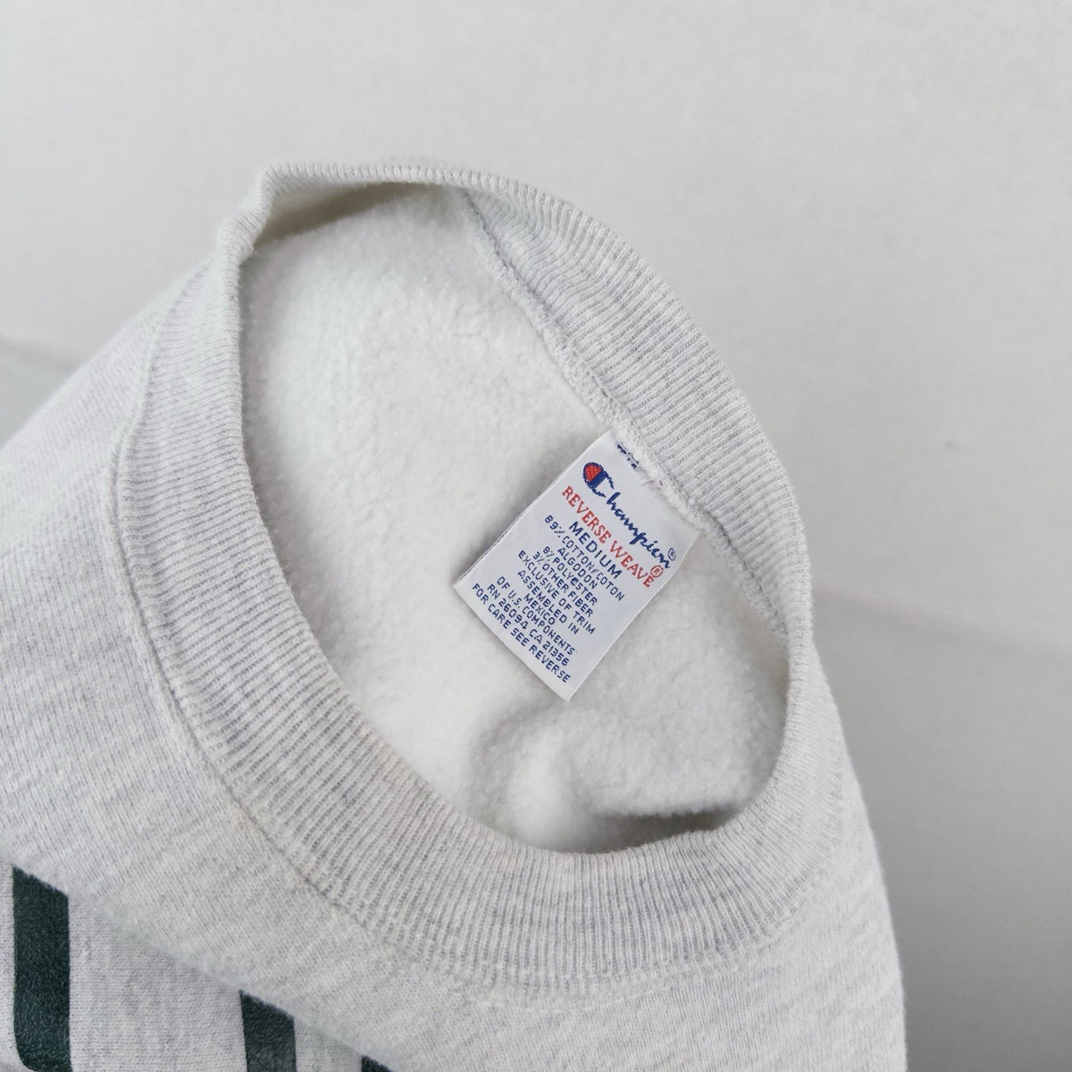 90’s Vtg Hollins Champion Reverse Weave Sweatshirt XL Crewneck Grey