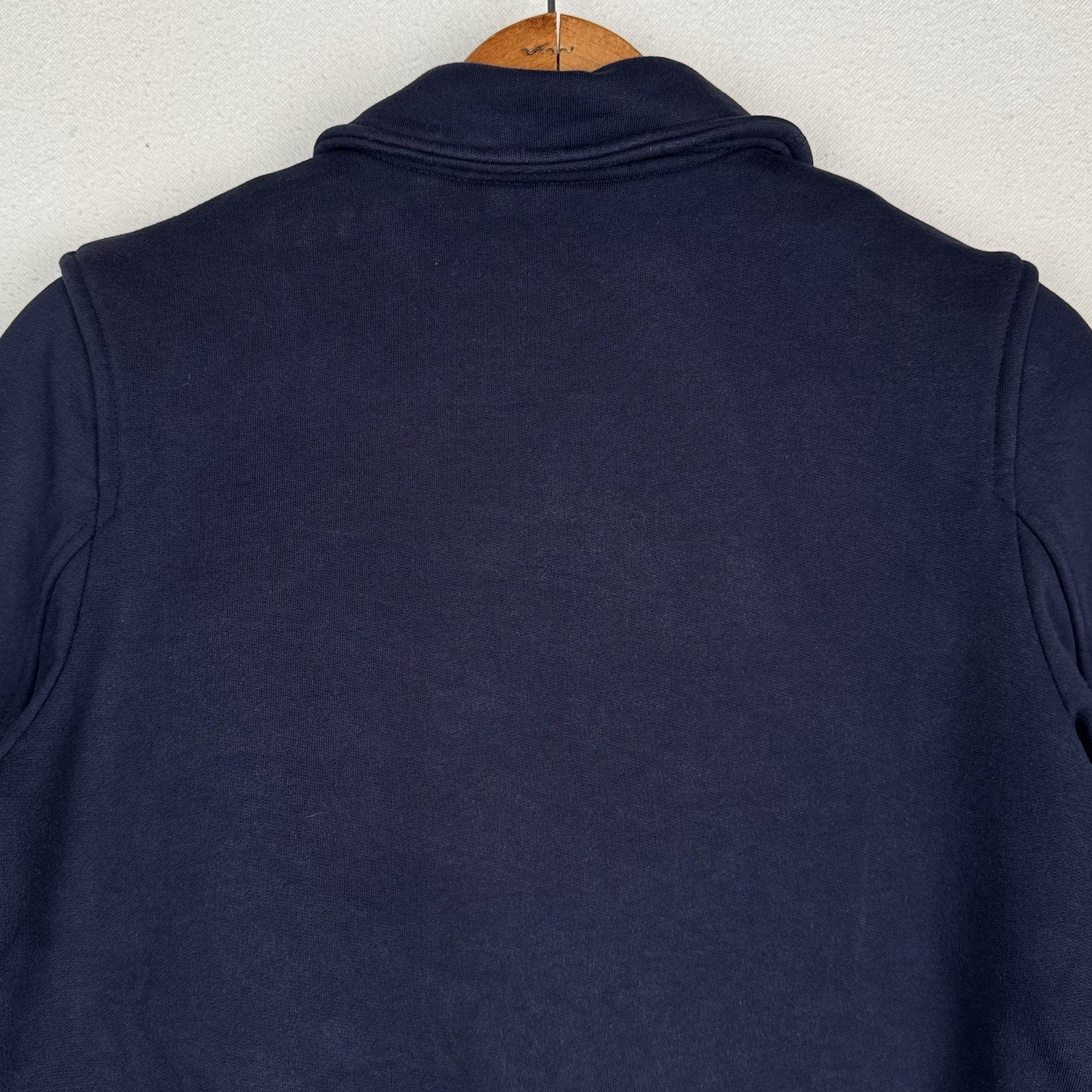 Lacoste Jacket Women’s Double Breasted Navy Canvas Peacoat 100% Cotton Size 42