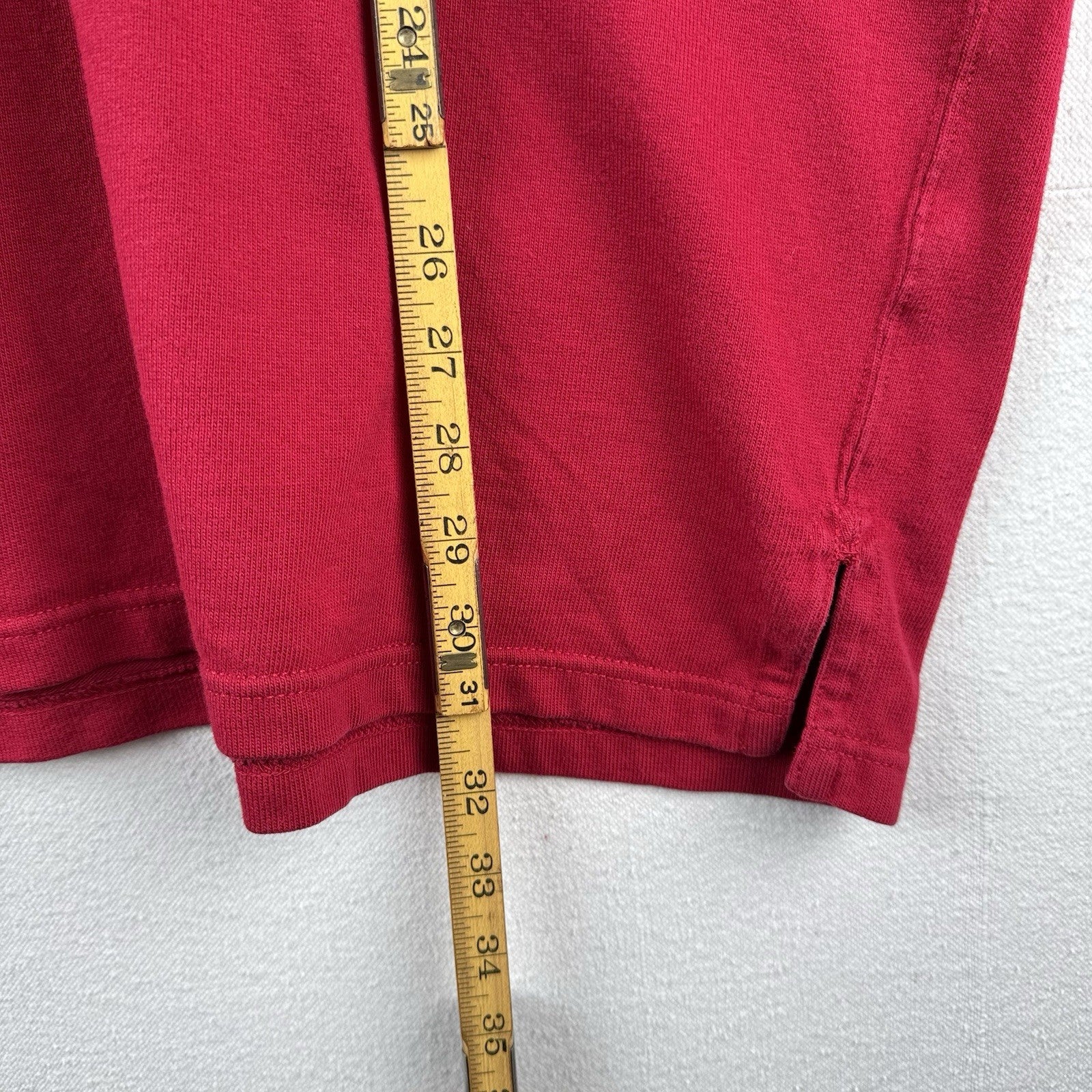 90’s Vintage Polo Ralph Lauren Rugby Men’s 2XL Red Green Pony Quilted Shoulders