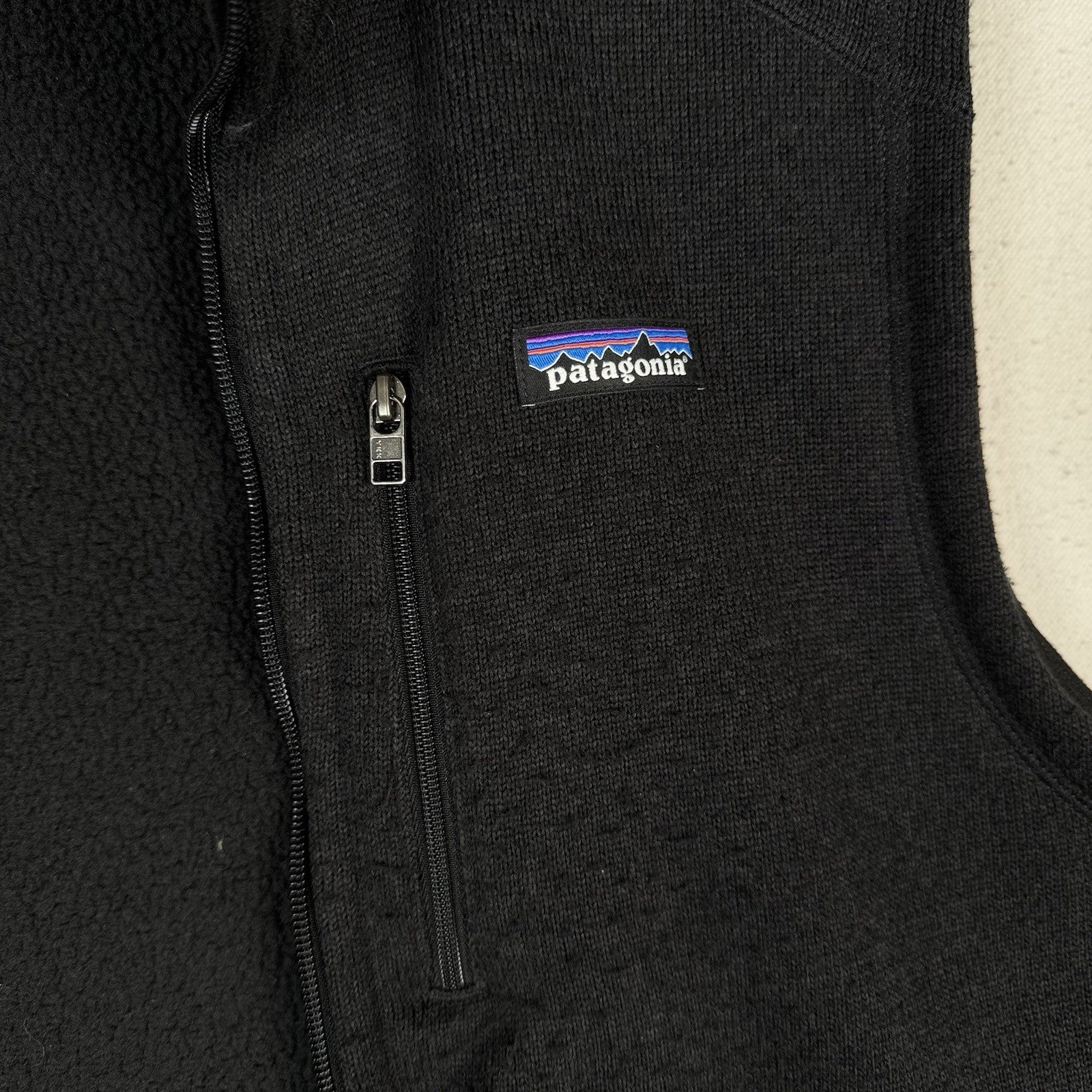 Patagonia Better Sweater Fleece Vest Men’s Large Black Full Zip Sleeveless