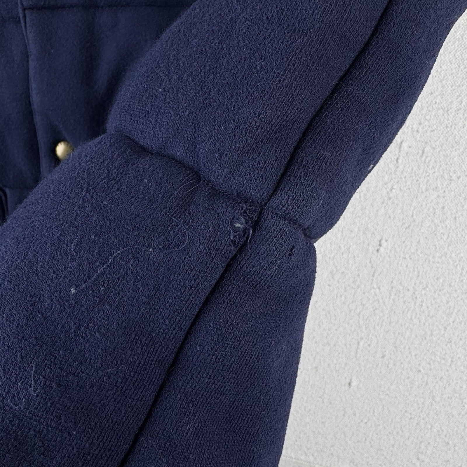 90’s Vintage Polo Ralph Lauren Mens XL Cotton Puffer Vest Jacket Navy Blue *Read