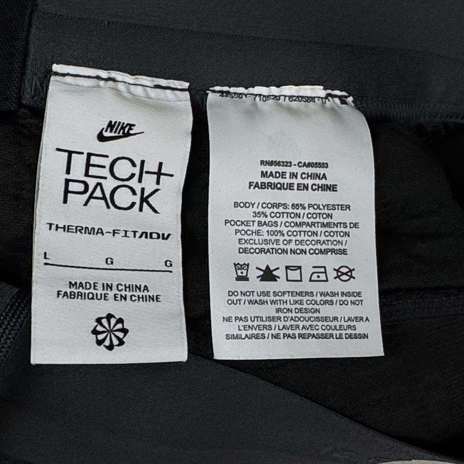 Nike Sweatpants Sportswear Therma-Fit Tech Pack Gray Joggers Men’s L DM5550-060