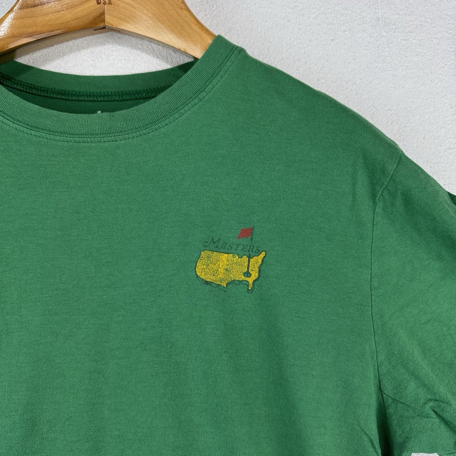 Augusta National Masters Tournament T Shirt Green Size Small