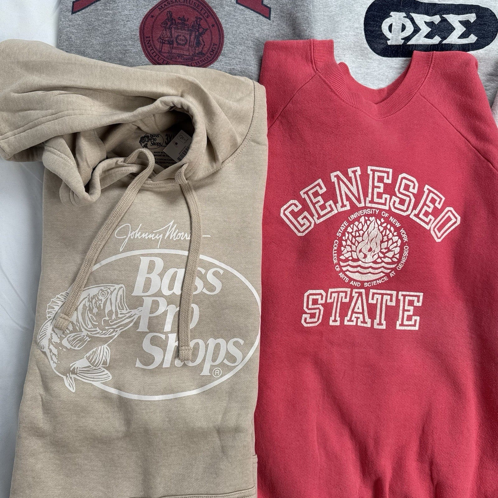Lot of 12 Vintage Sweatshirts Wholesale Box S,M,L,XL, 3XL