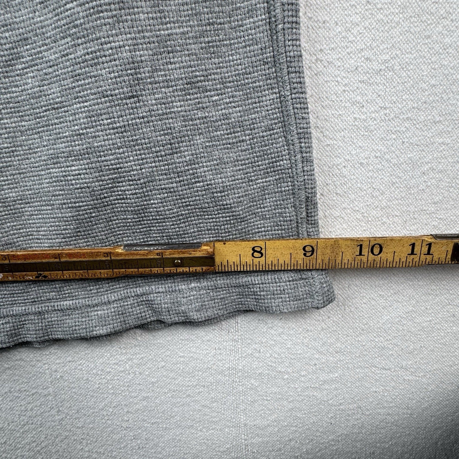 Polo Ralph Lauren Pajama Pants Mens Large Gray Thermal Waffle Knit Sleepwear