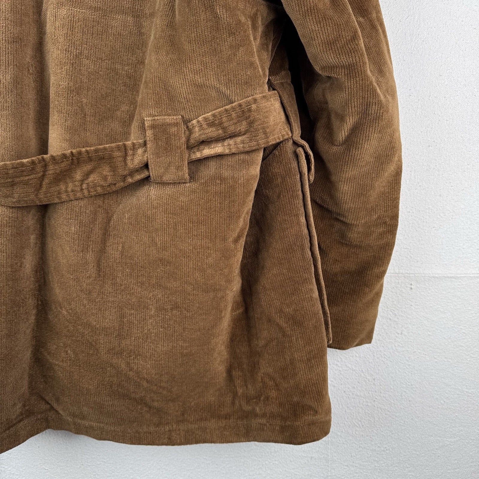 60’s 70’s Vtg Gordon Ferguson Field & Stream Mens 46 Corduroy Belted Overcoat