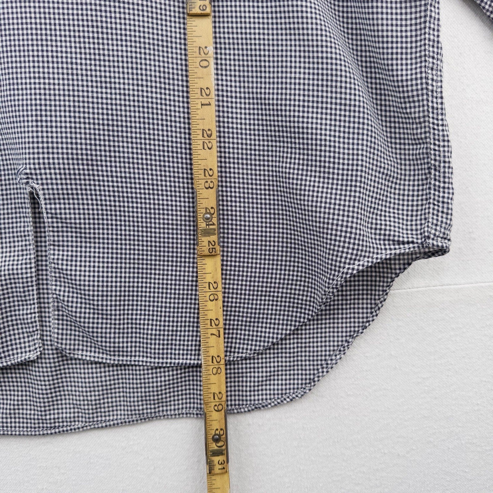 50’s Vtg McGregor Shirt Men’s L (16-17) Golden Key Tunic Popover Shirt Gingham