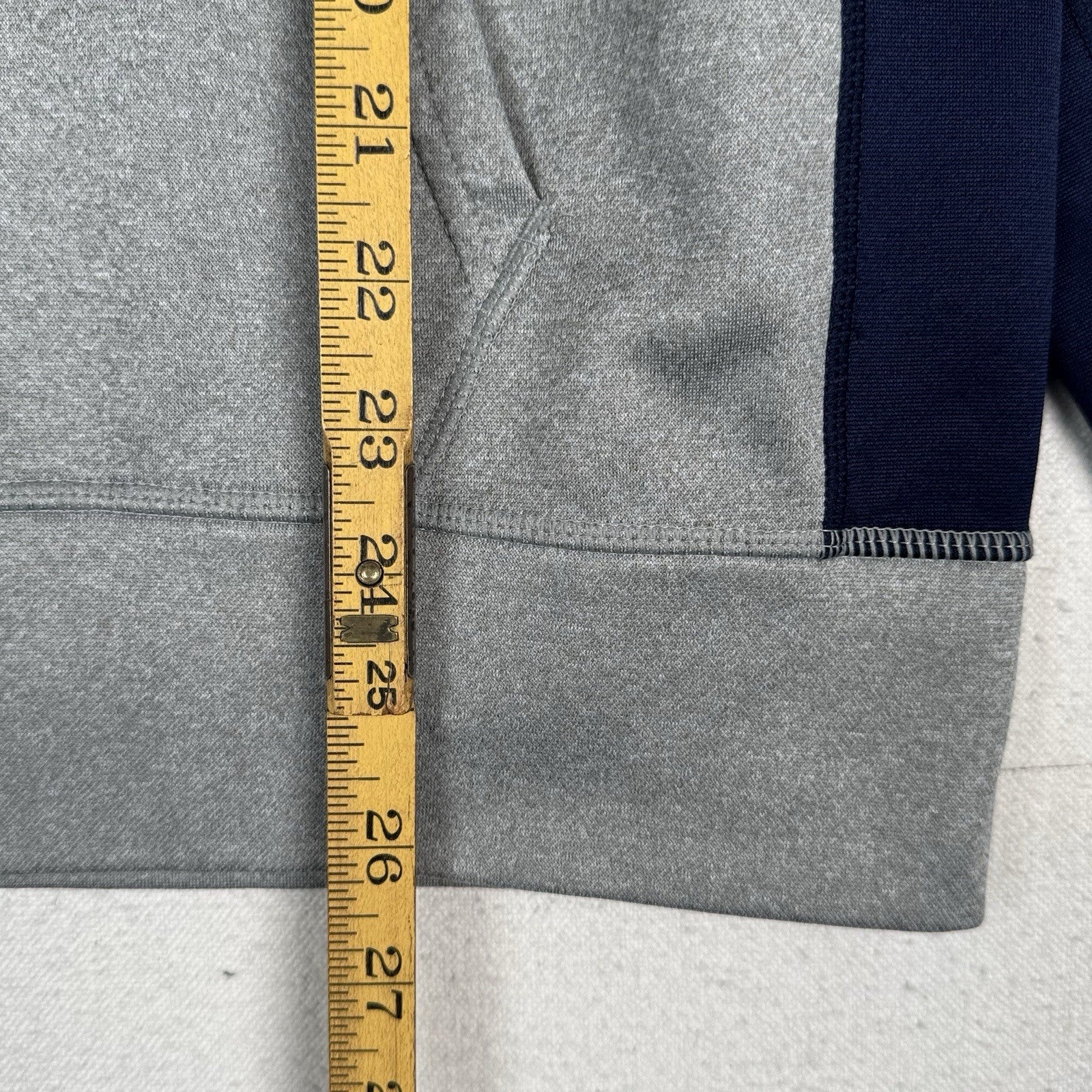 Ralph Lauren Polo Sport Hooded Gray Fleece Sweatshirt Mens Large