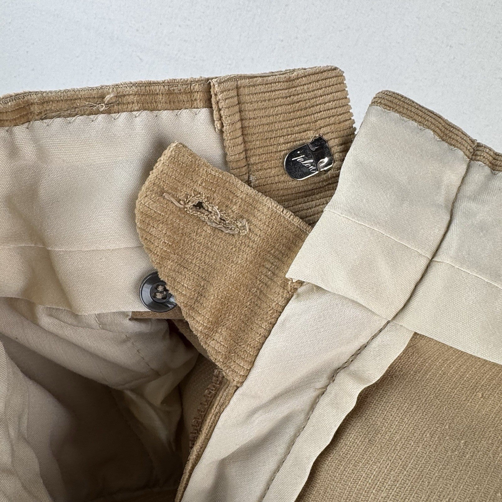 70's Vtg Wrangler Corduroy Pants Men's 34 (Fits32x36) Tan Bootcut Western USA