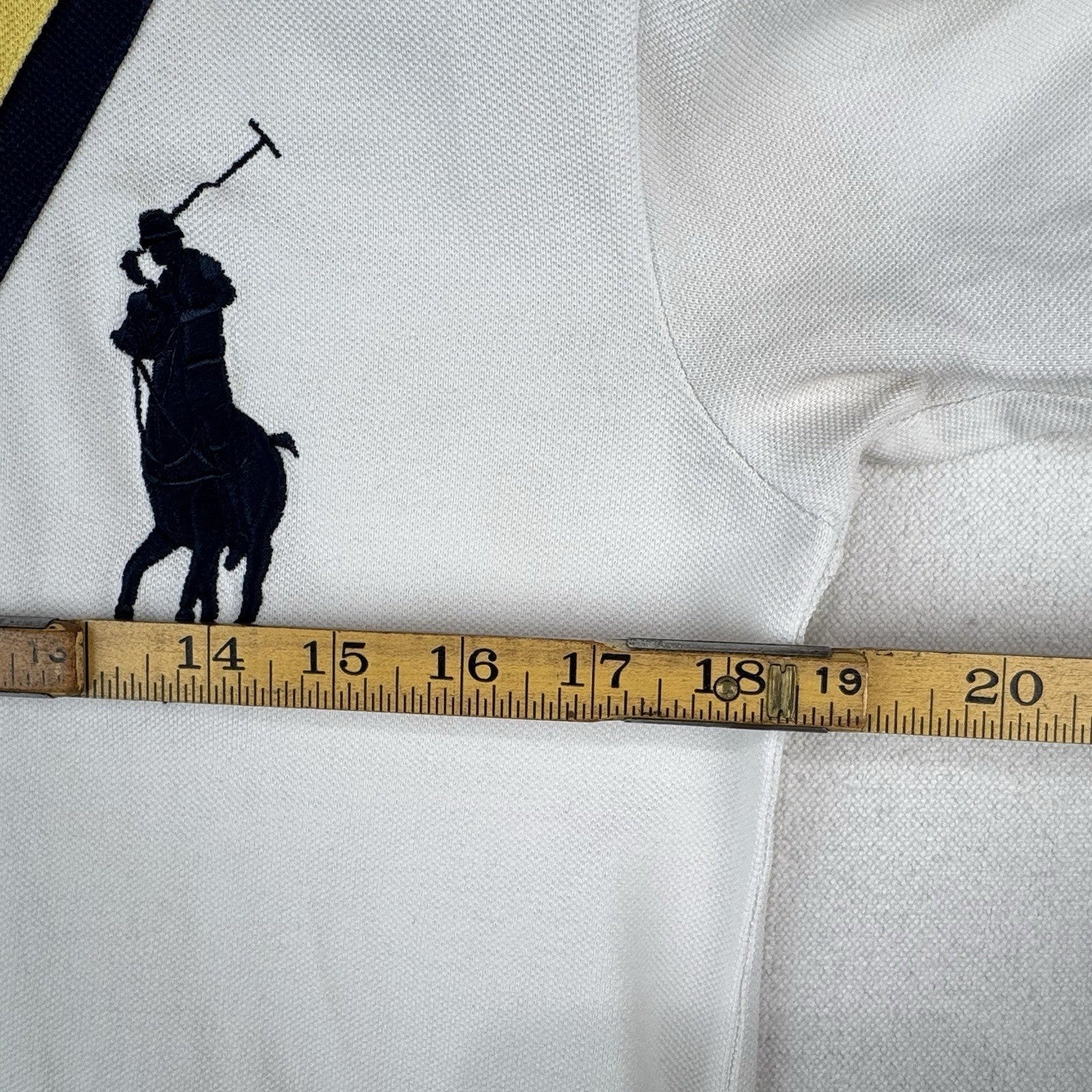 Polo Ralph Lauren Circa 2010 Custom Fit Cotton Mesh Cricket Polo Shirt Size M