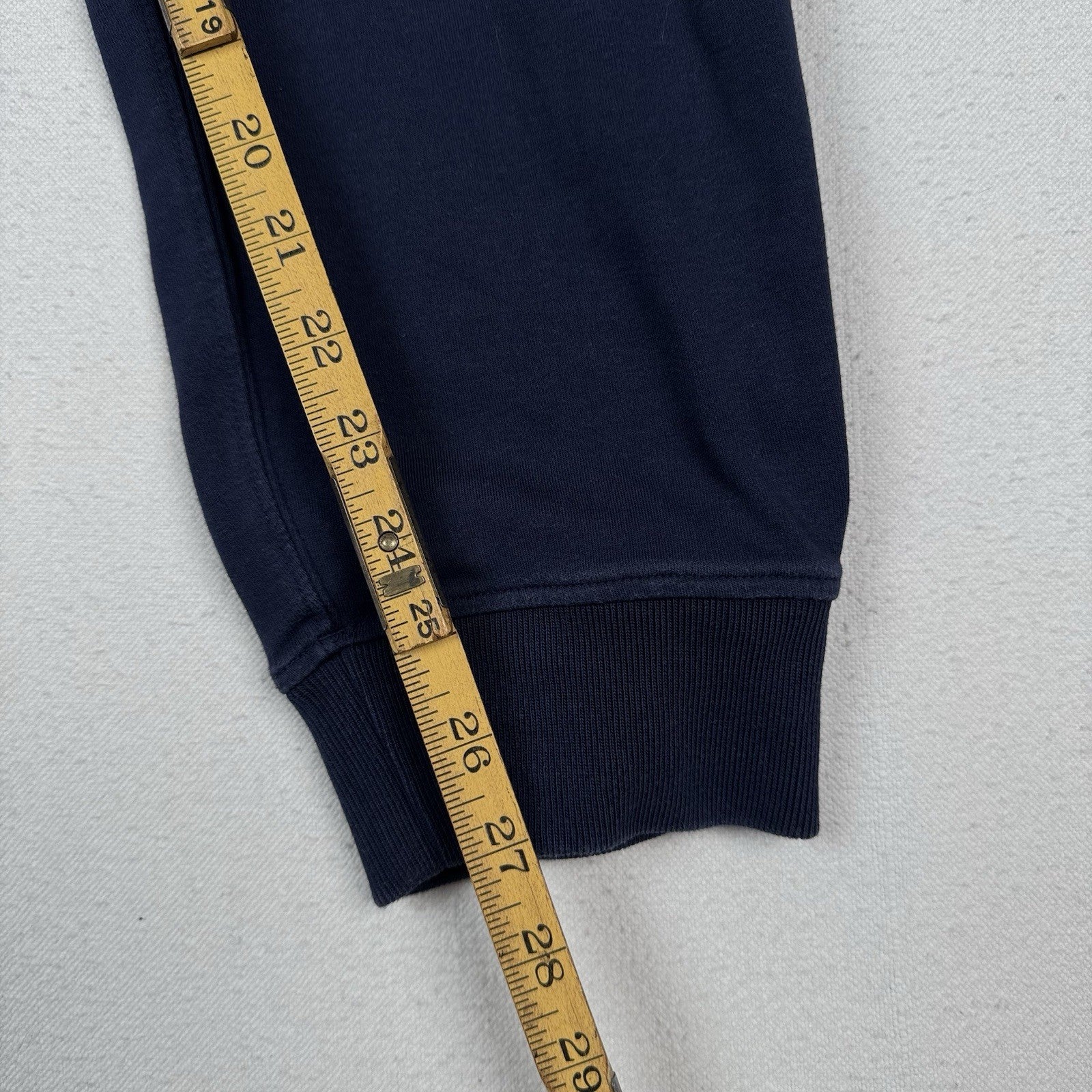 Polo Ralph Lauren Mens Medium Pants Navy Blue Cotton Interlock Jogger Track