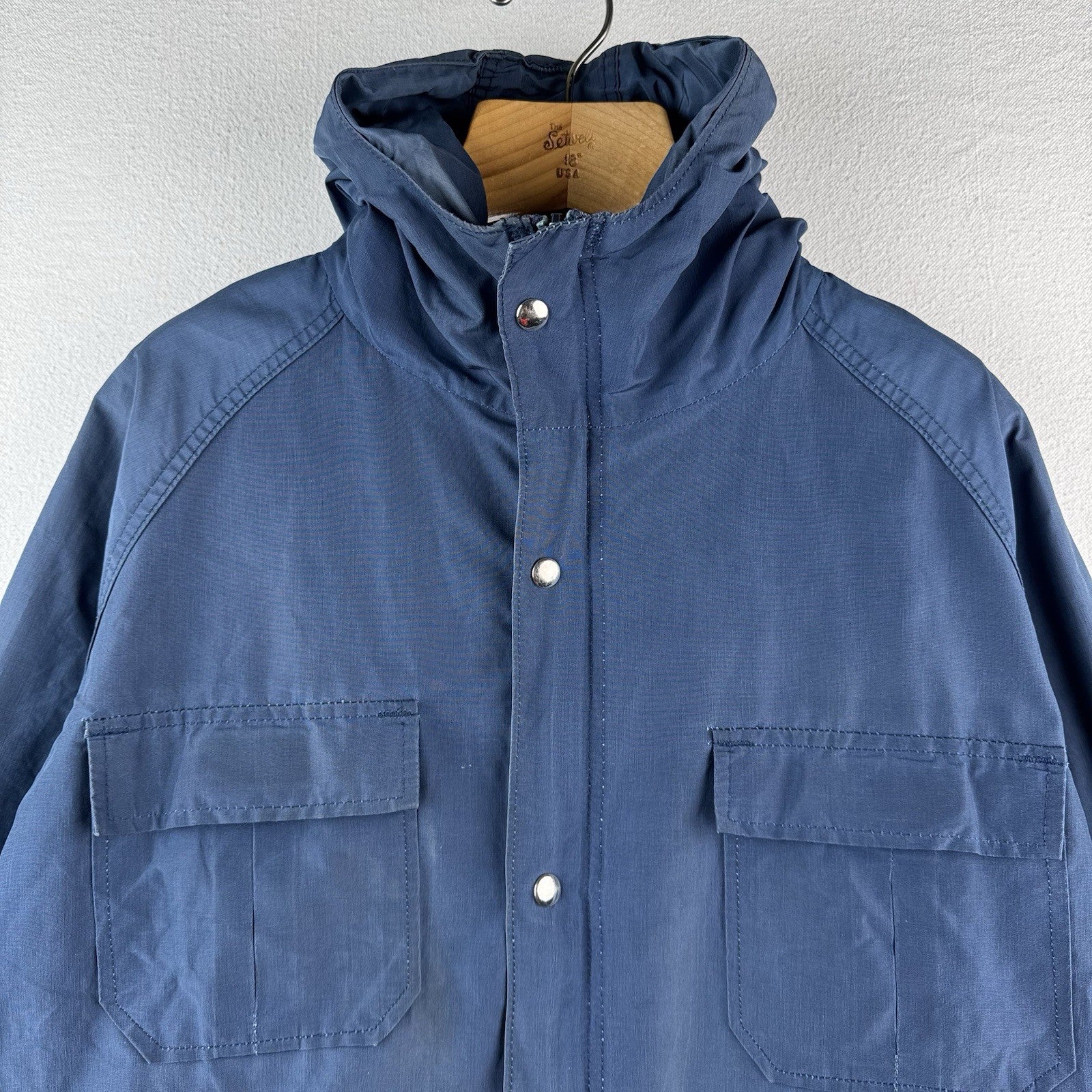 70's Vtg LL Bean Mens M Baxter State Park Windbreaker Jacket *Distressed