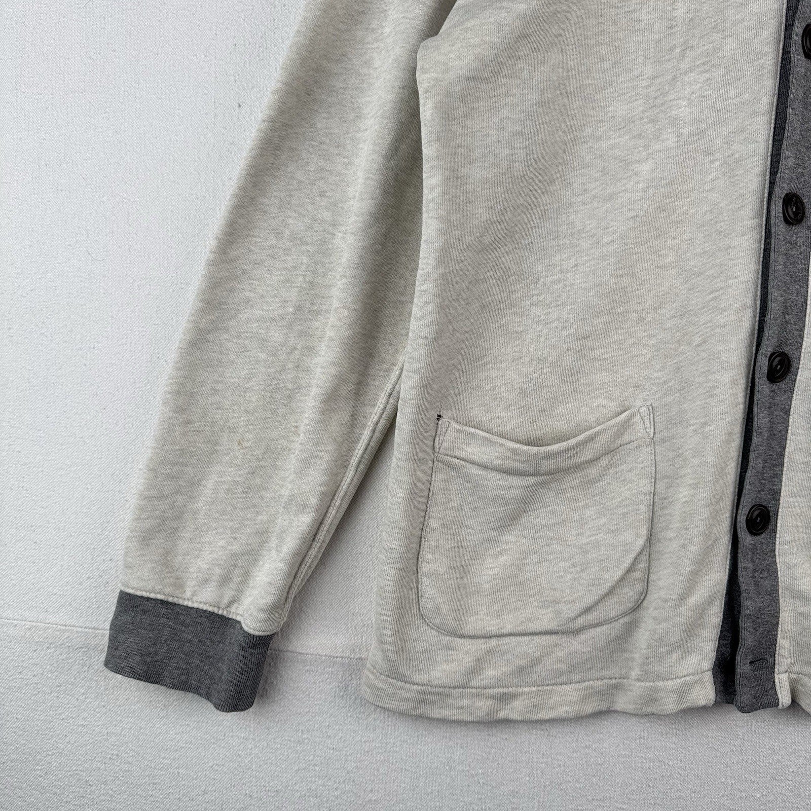 Polo Ralph Lauren Youth XL 18-20 Gray Cardigan French Terry RL Motorcycles