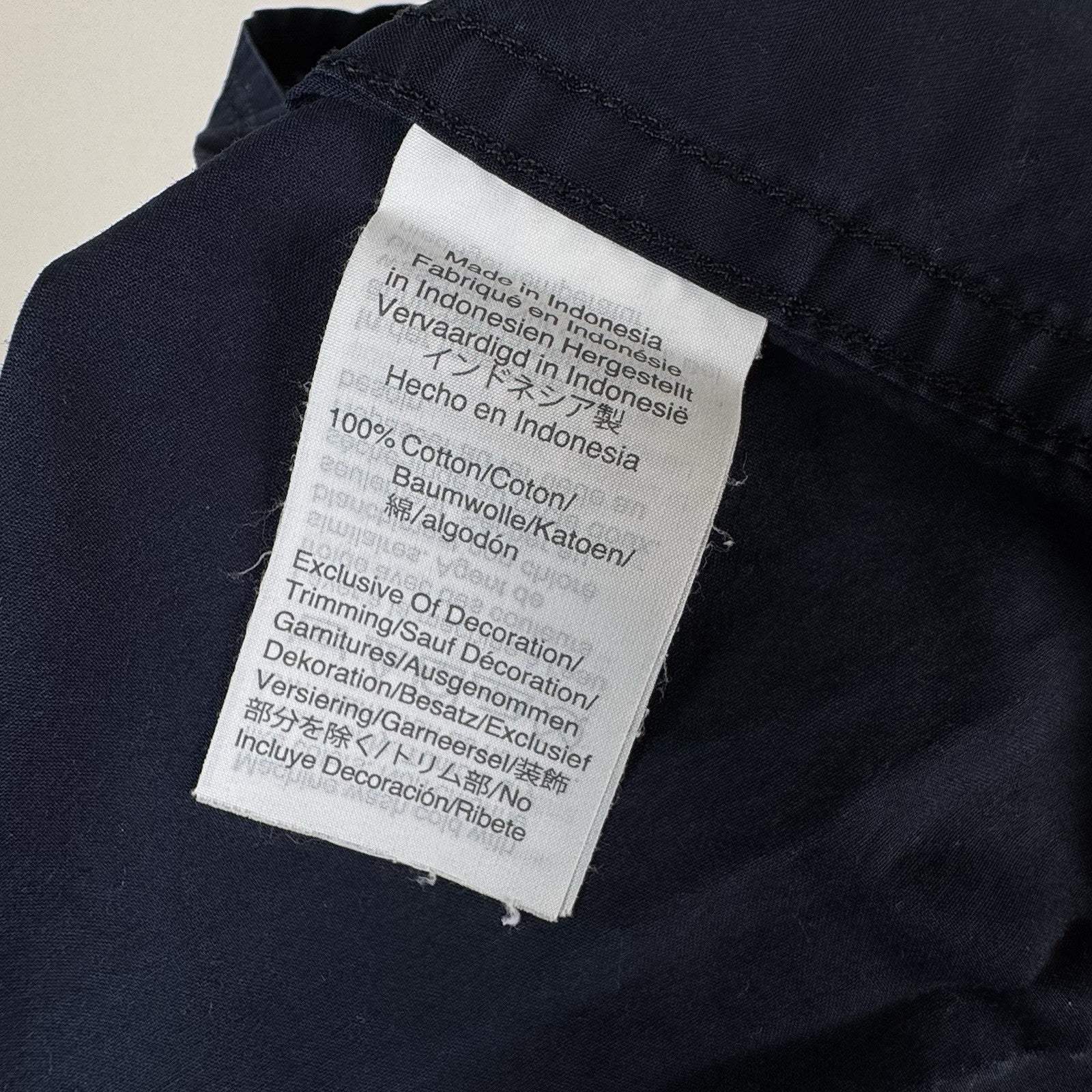 J. Crew Pajamas Loungewear Set Women's Small Navy Blue White Piping Long Sleeve