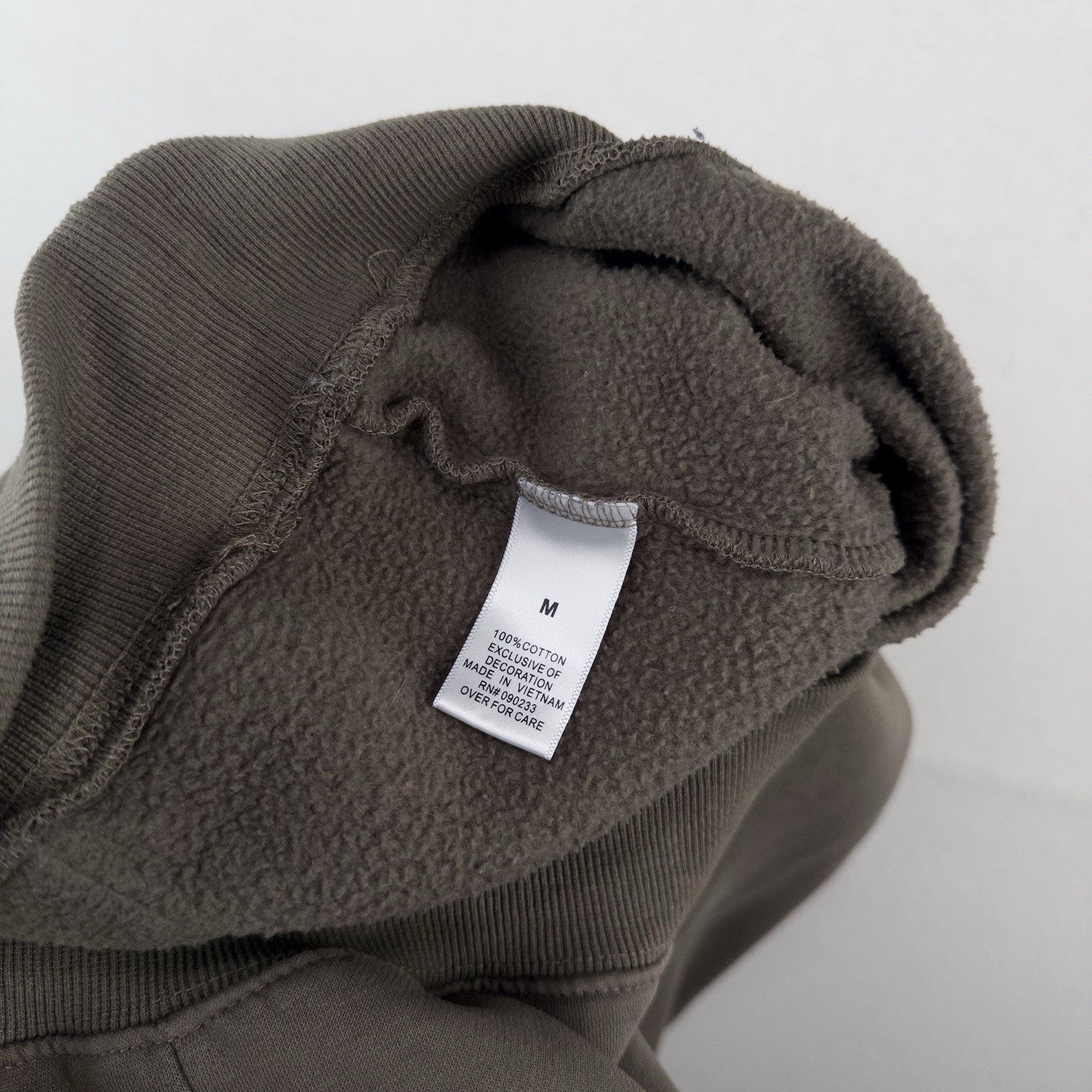 2020 Fear of God ESSENTIALS Hoodie Taupe Cement M 100% Cotton Sweatshirt FOG