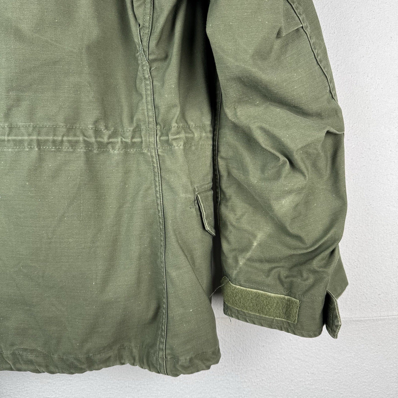 70’s Vtg Military Cold Weather Field Coat Jacket Size Small Short OG-107