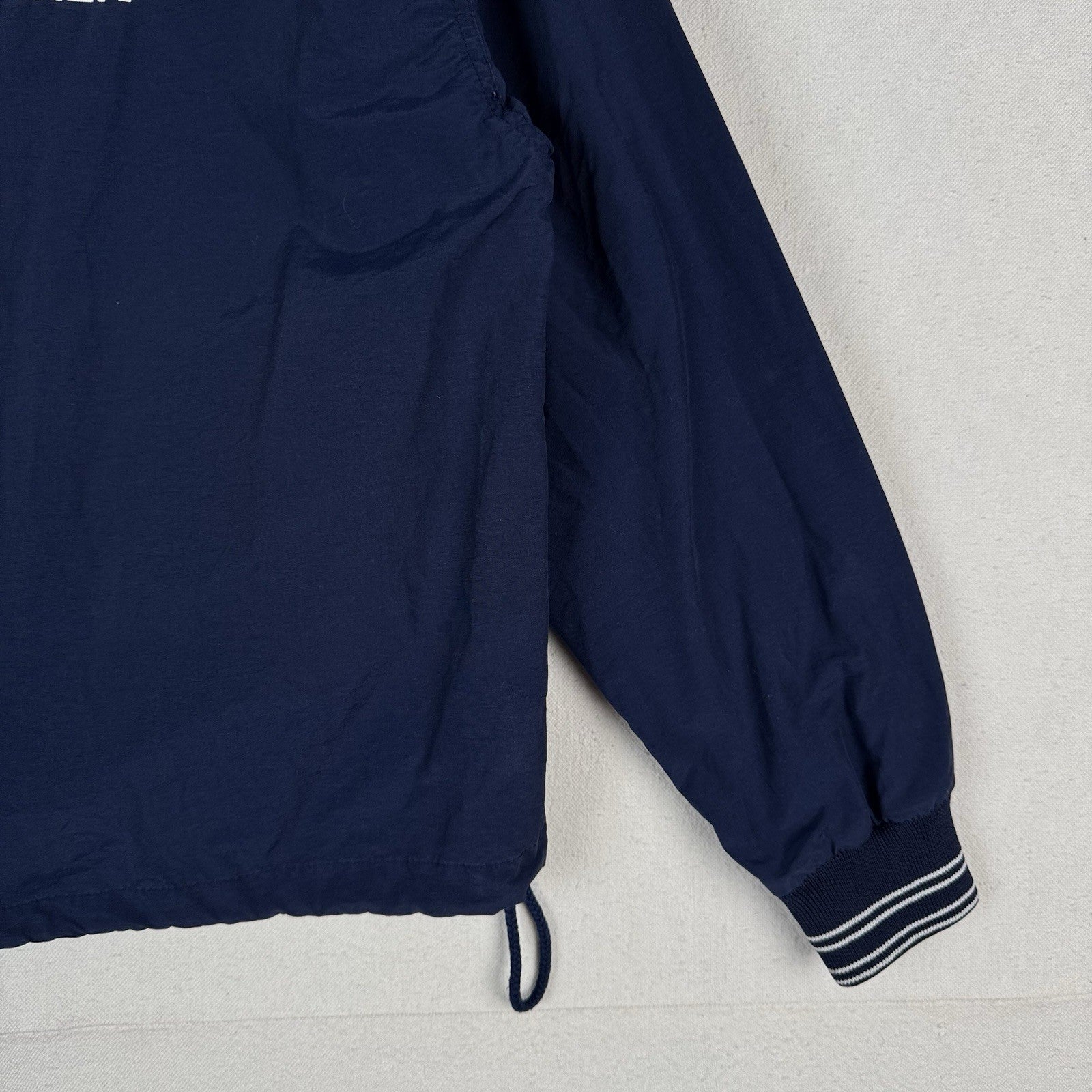 Vtg 90’s Polo Sport Ralph Lauren Blue Flag Spellout Windbreaker Pullover Large