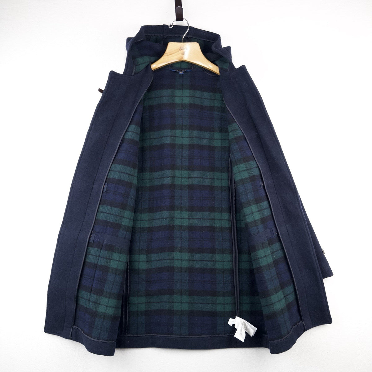 Polo Ralph Lauren Toggle Duffle Hooded Wool Peacoat Navy Blue Youth XL 18-20