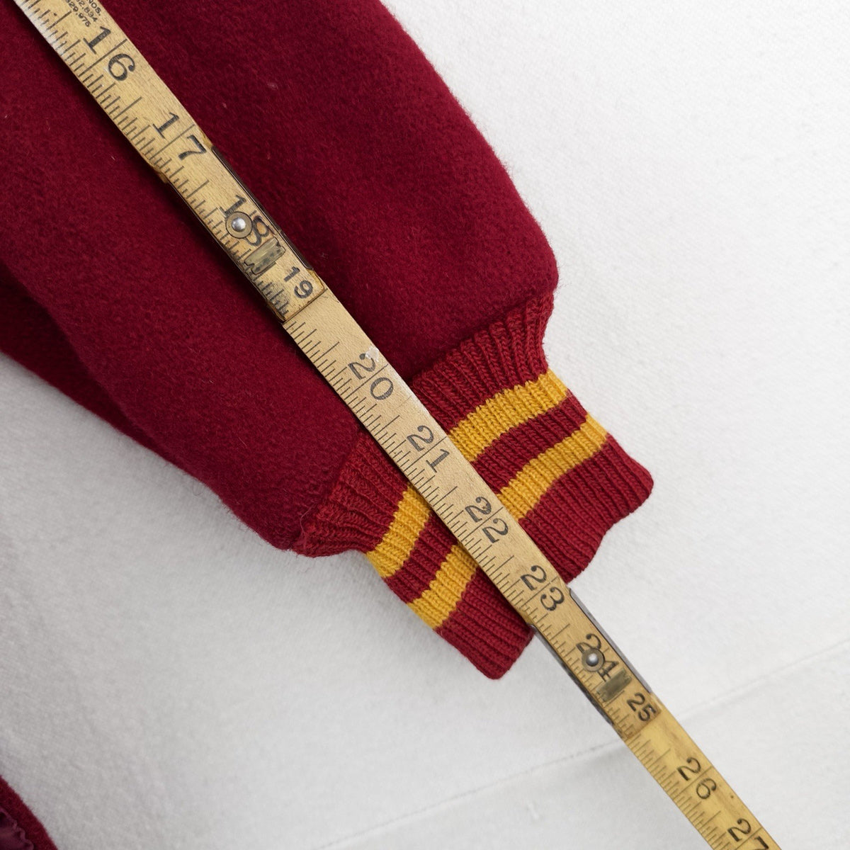 50’s Vtg Butwin Iowa State Varsity Letterman Jacket Womens 12 Burgundy Wool