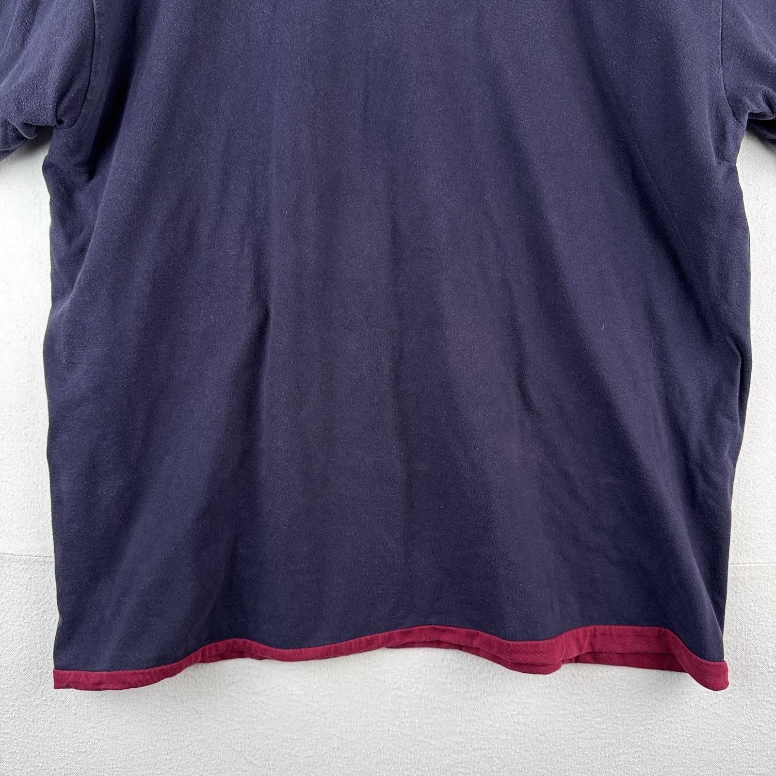 Vintage Polo Ralph Lauren Double Layer T-shirt Men Large Red/Blue Short Sleeve
