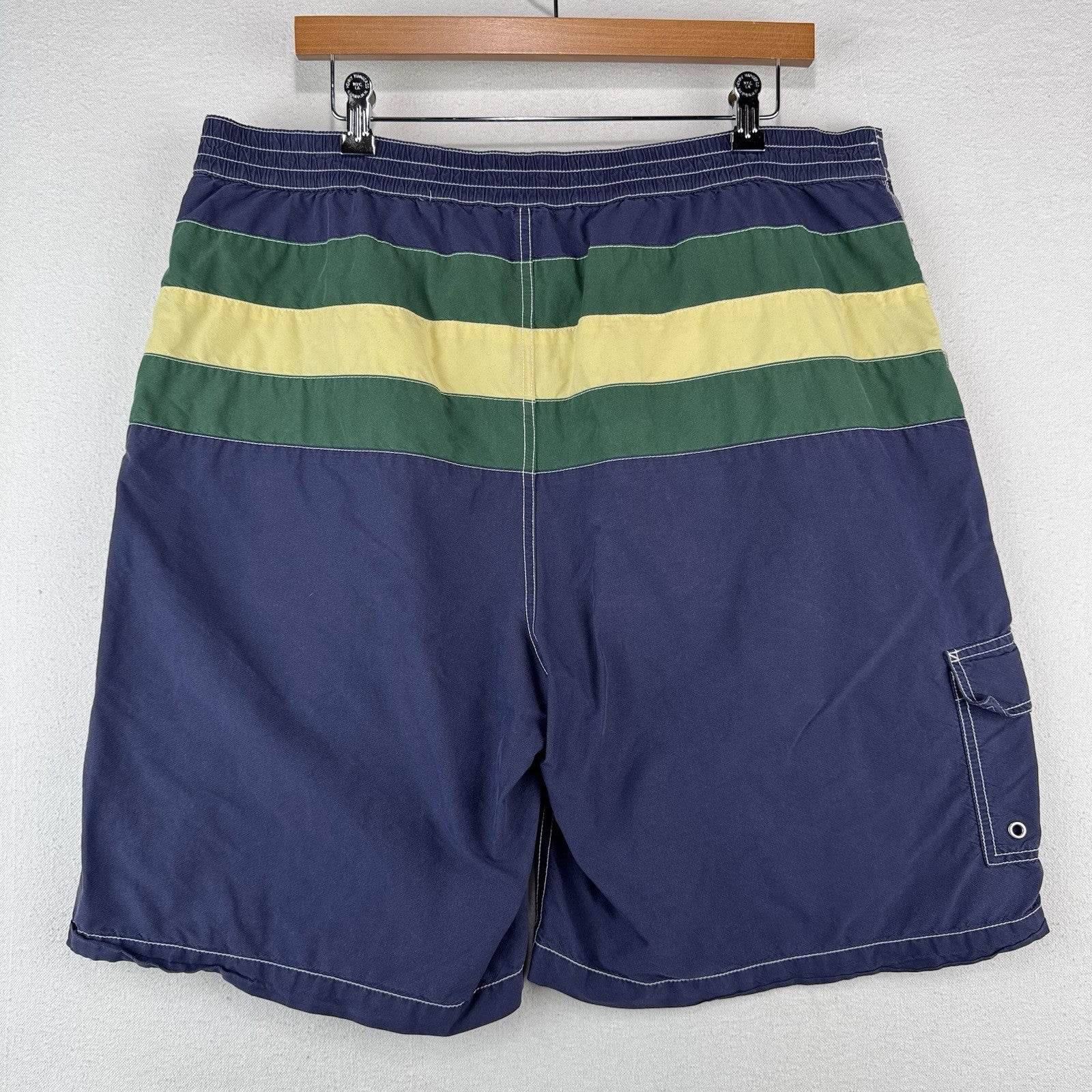90’s Vintage Polo Ralph Lauren Board Shorts Size 2XL Embroidered Polo Player 9”