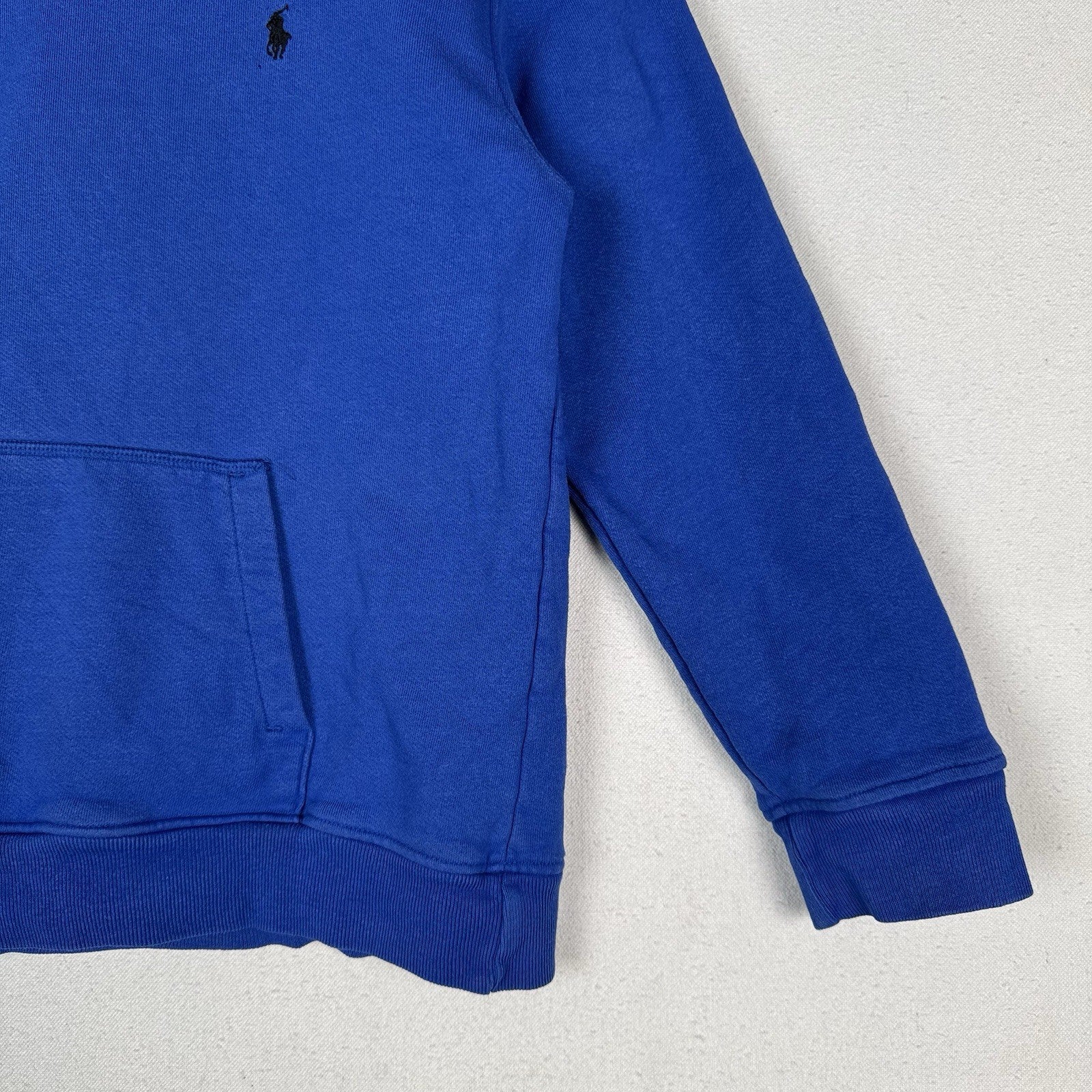 Vintage 90’s Polo Ralph Lauren Boys After Hood Sweatshirt Hoodie M (12-14) Blue