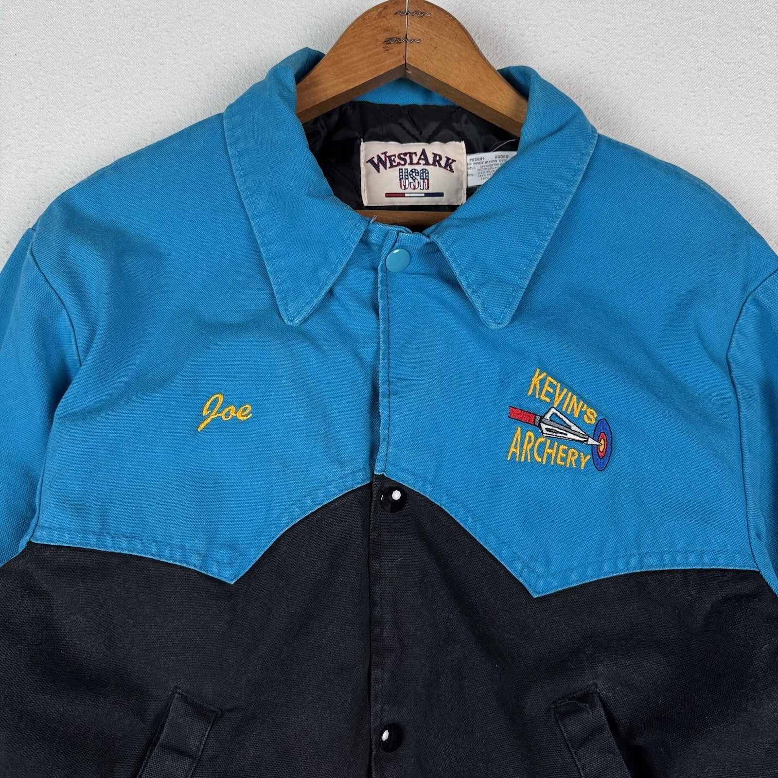 Vintage Westark Western Jacket Snap Bomber Archery Cowboy Rodeo Men’s M USA Made