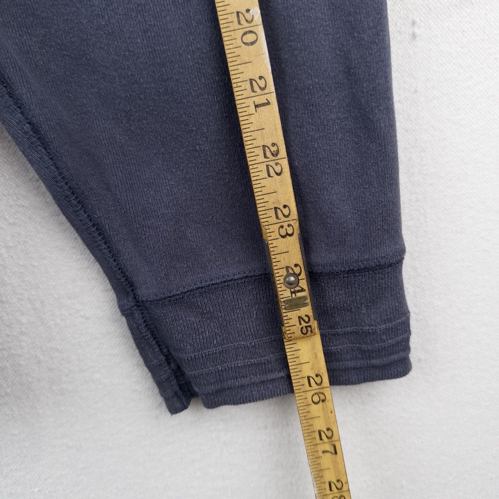 90’s Vtg Polo Ralph Lauren 2-button Henley Long Sleeve Blue Tee Shirt Mens 2XL