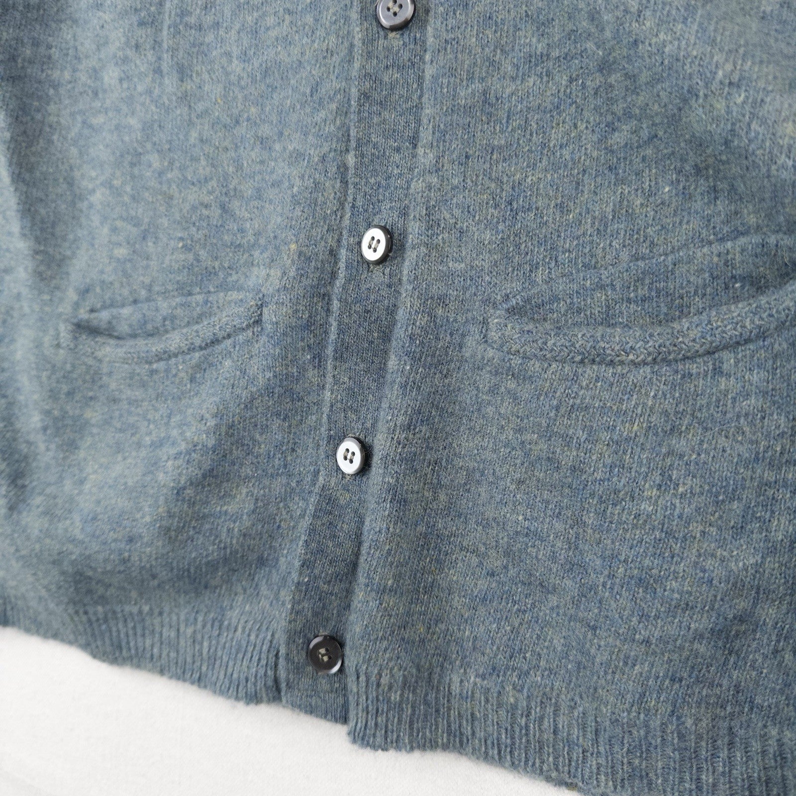 60’s Vintage Rob Scot Men’s XL 100% Lambswool Sweater Vest Blue Green