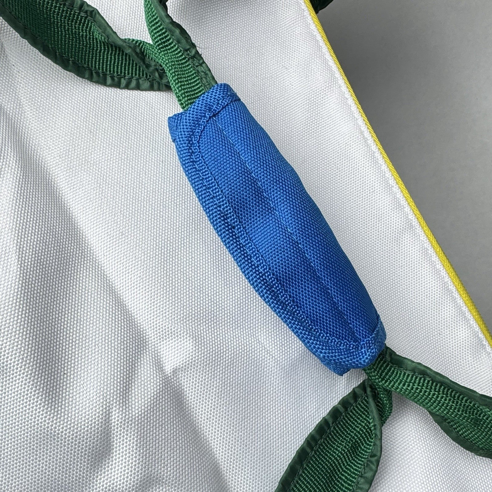 Vintage Lacoste Parfums Duffle Bag White Gym Essential 22”x10”x12”