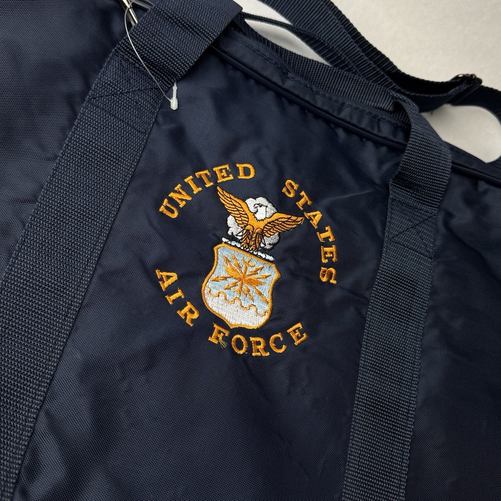 United States Air Force Laptop Carryall Luggage Bag Canvas Embroidered 18”x3x14”
