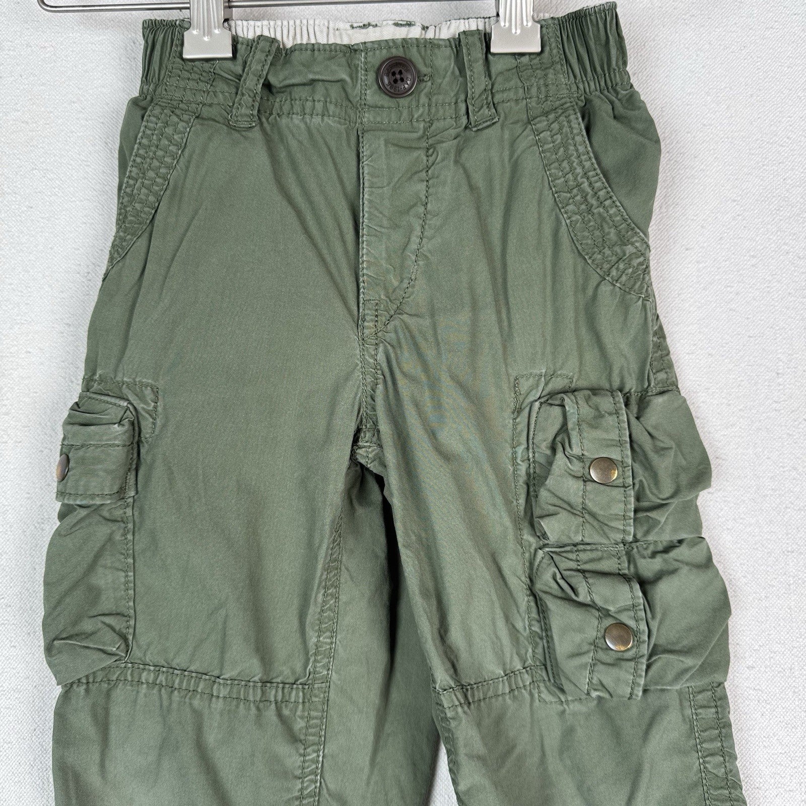 Vintage 60’s 70’s Kmart Kids Flannel Old Navy Cargo Pants Set Red Blue Green 4T