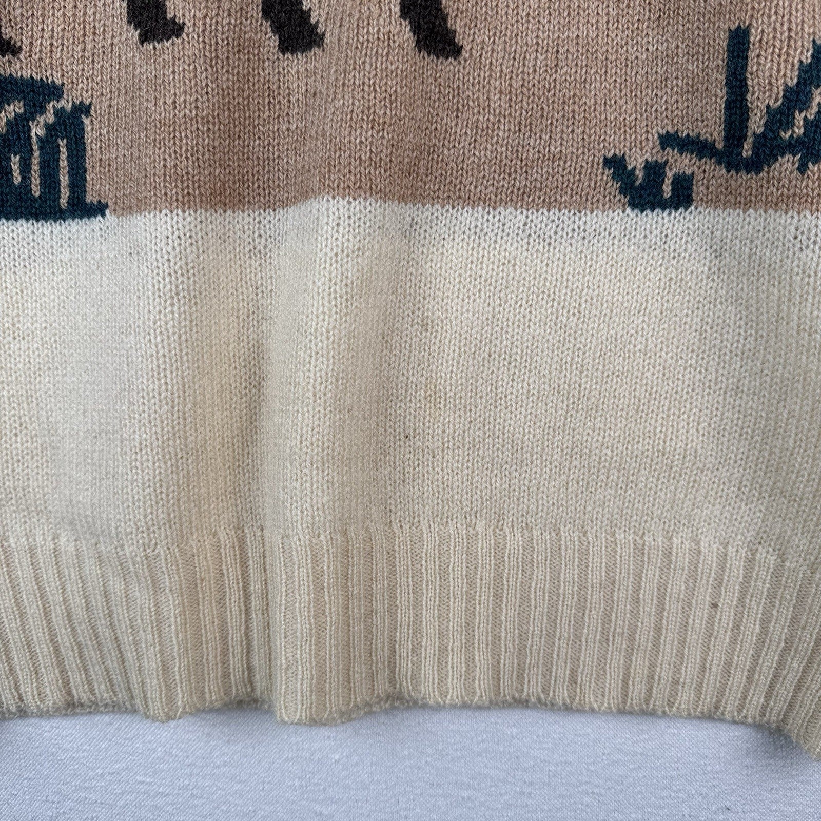 Vintage Pringle of Scotland Southwest Bison Sweater Men’s Large Shetland Wool