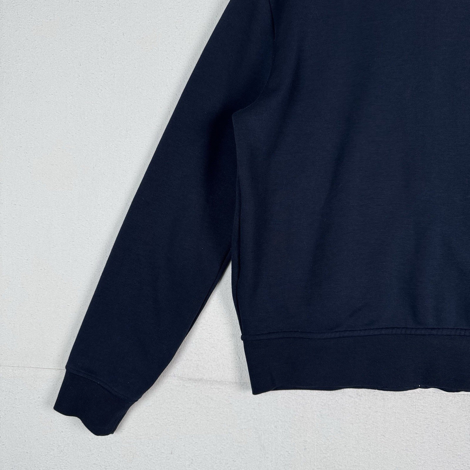 Polo Ralph Lauren Mens Double Knit Full-Zip Sweater Bomber Jacket Size L Blue