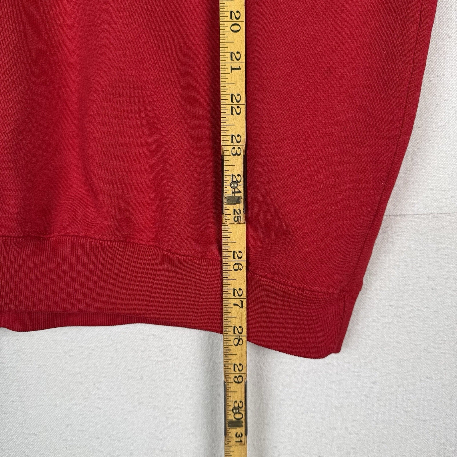 Vintage GAP Sport Sweatshirt XL Boxy Blank Red Pullover Classic 90s