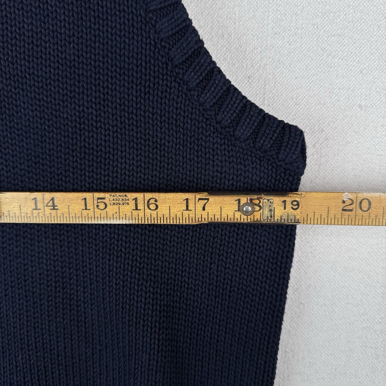 90’s Vtg Polo Ralph Lauren Sweater Vest Mens Small Blue V-Neck Blue Pony
