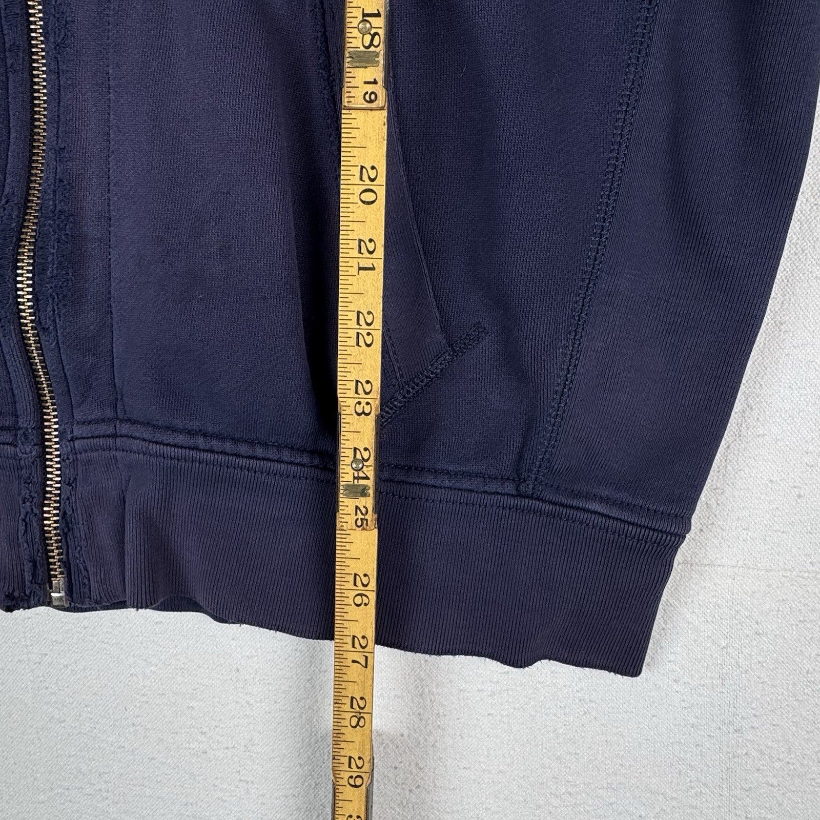Vtg Polo Ralph Lauren Full Zip Men’s XL Thermal Hoodie Blue *Sunfaded/Distressed