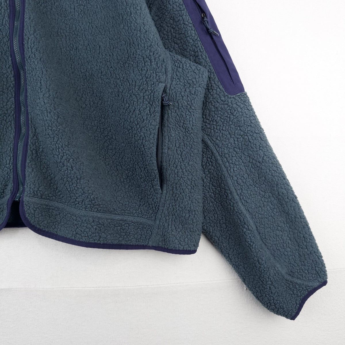 Nike ACG Arctic Wolf Polartec Fleece Sherpa Jacket Women’s XL Green Purple Boxy
