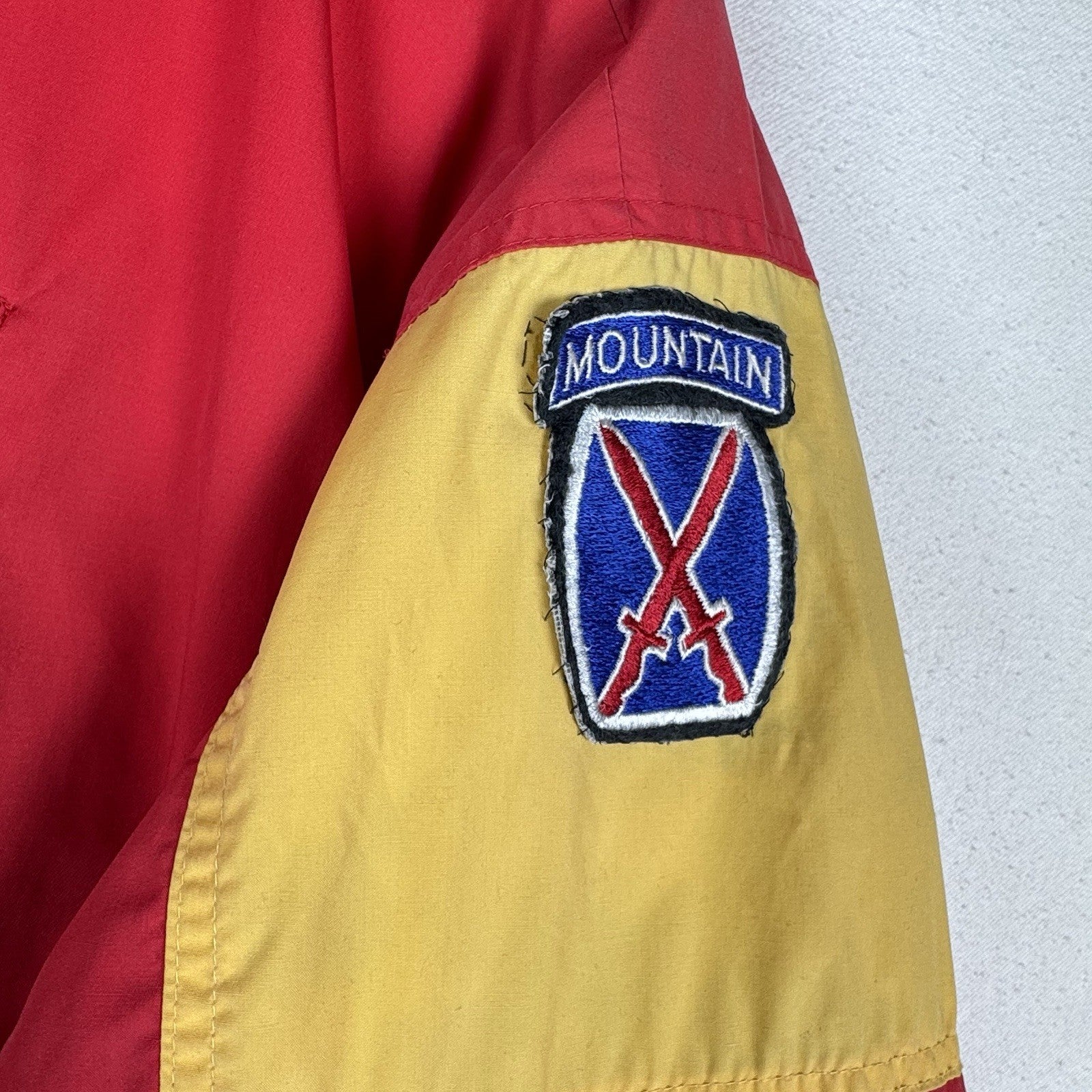 Vtg 80’s William Barry Struggle Gear Mountain Ski Jacket Men's Large Colorblock