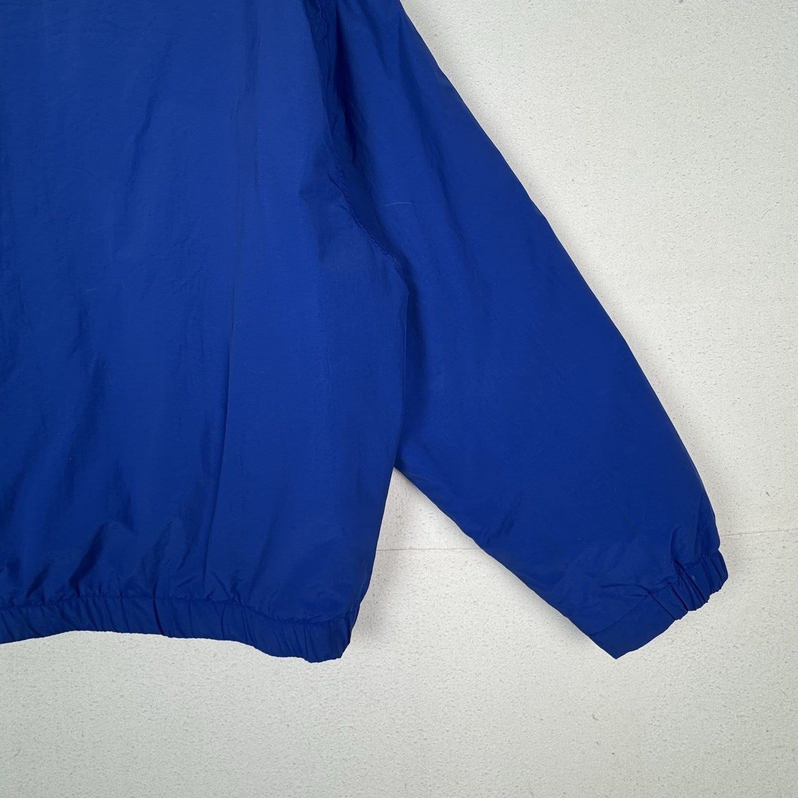 Vintage Eddie Bauer Men’s Polartec Blue Nylon Insulated Windbreaker Jacket *Read