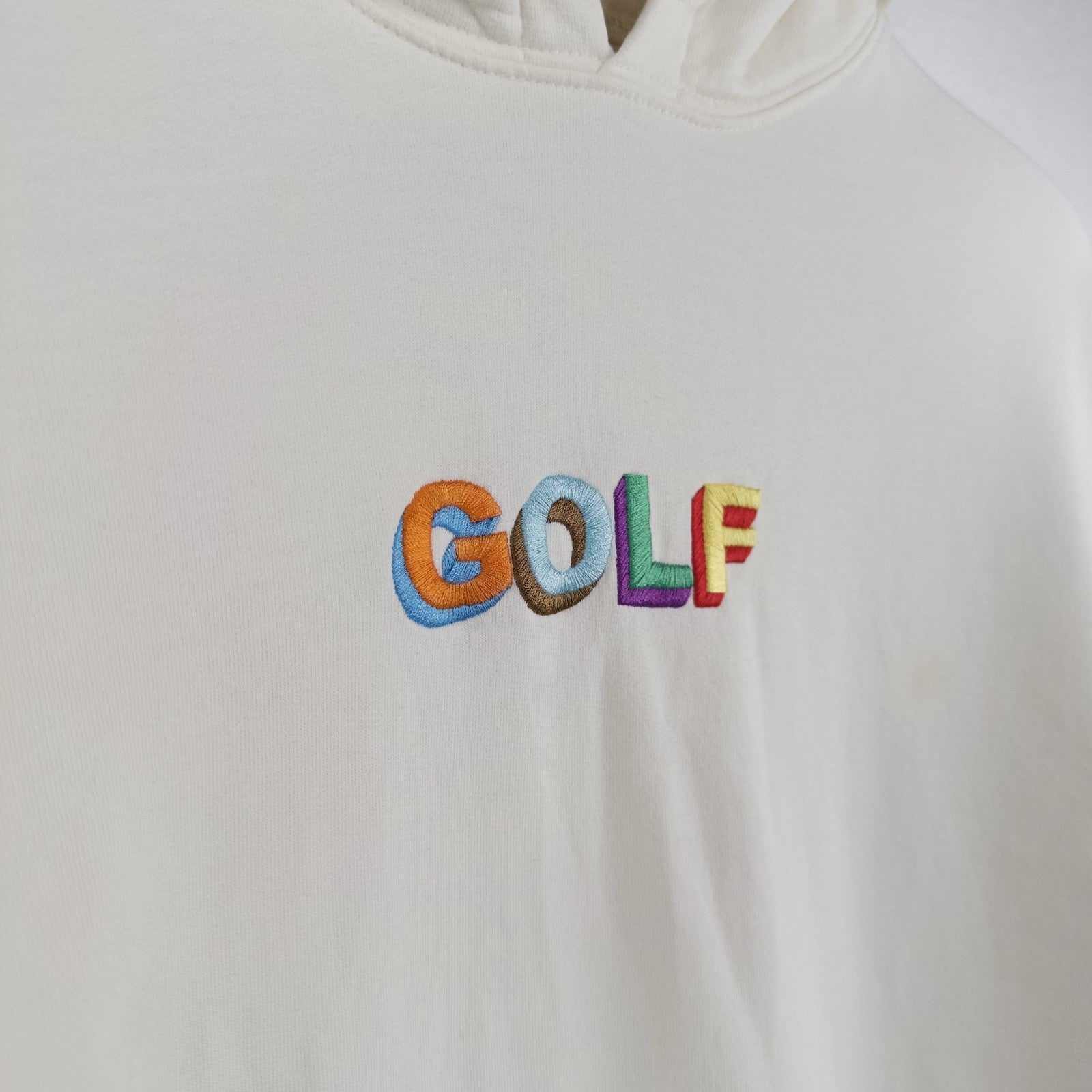 Golf Wang Cream Hoodie Sweatshirt Men’s M Tyler Creator Pullover Le Fleur