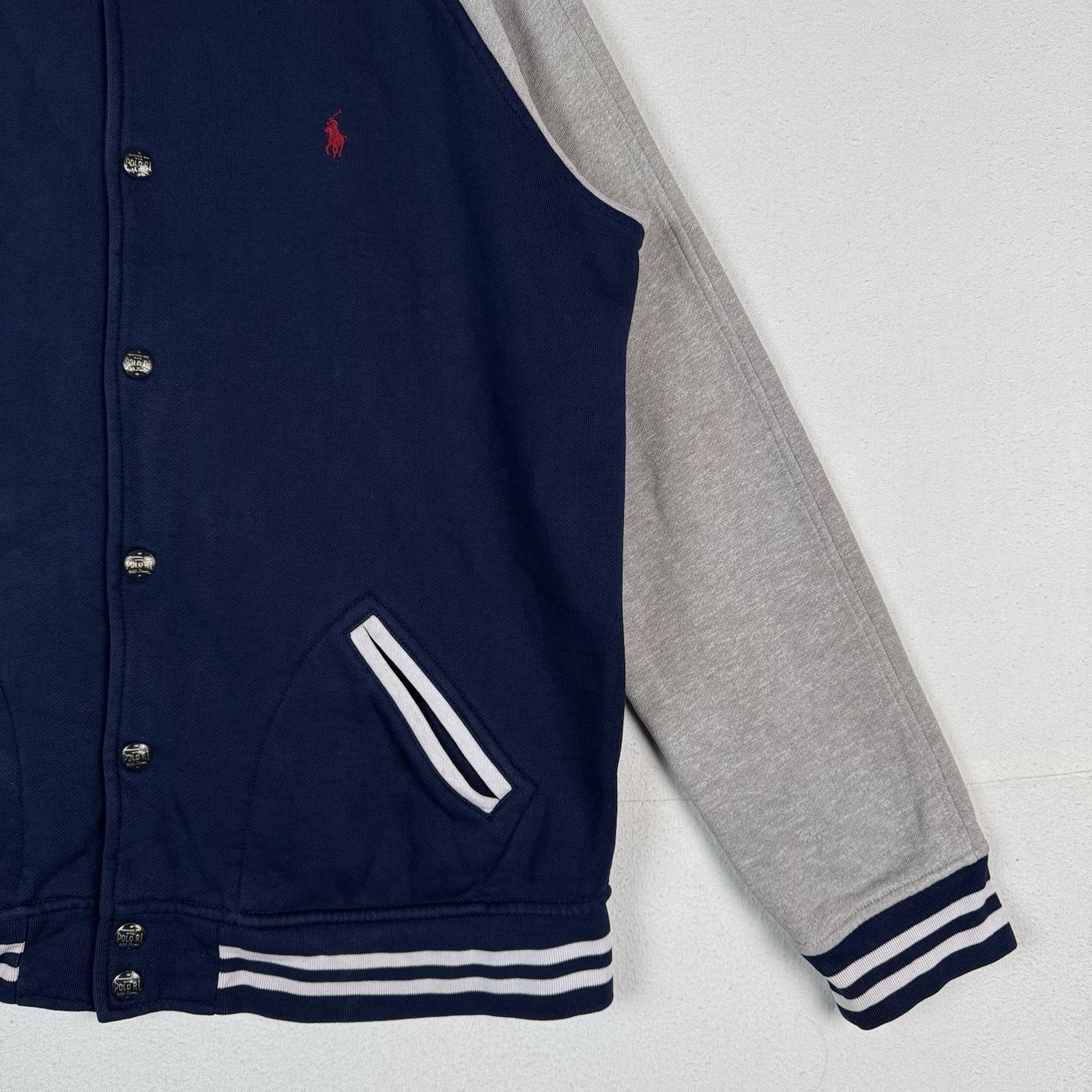 Polo Ralph Lauren Madison Ave Fleece Baseball Jacket Limited Edition XXL *Read