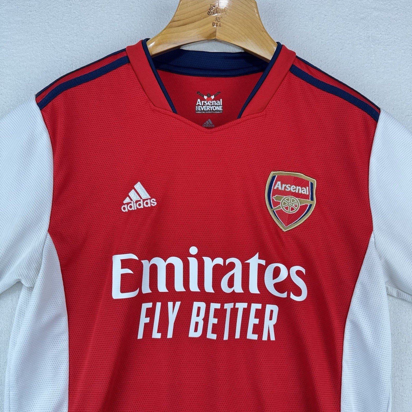 Arsenal 2021-2022 Home Shirt Soccer Jersey Men’s XL Adidas