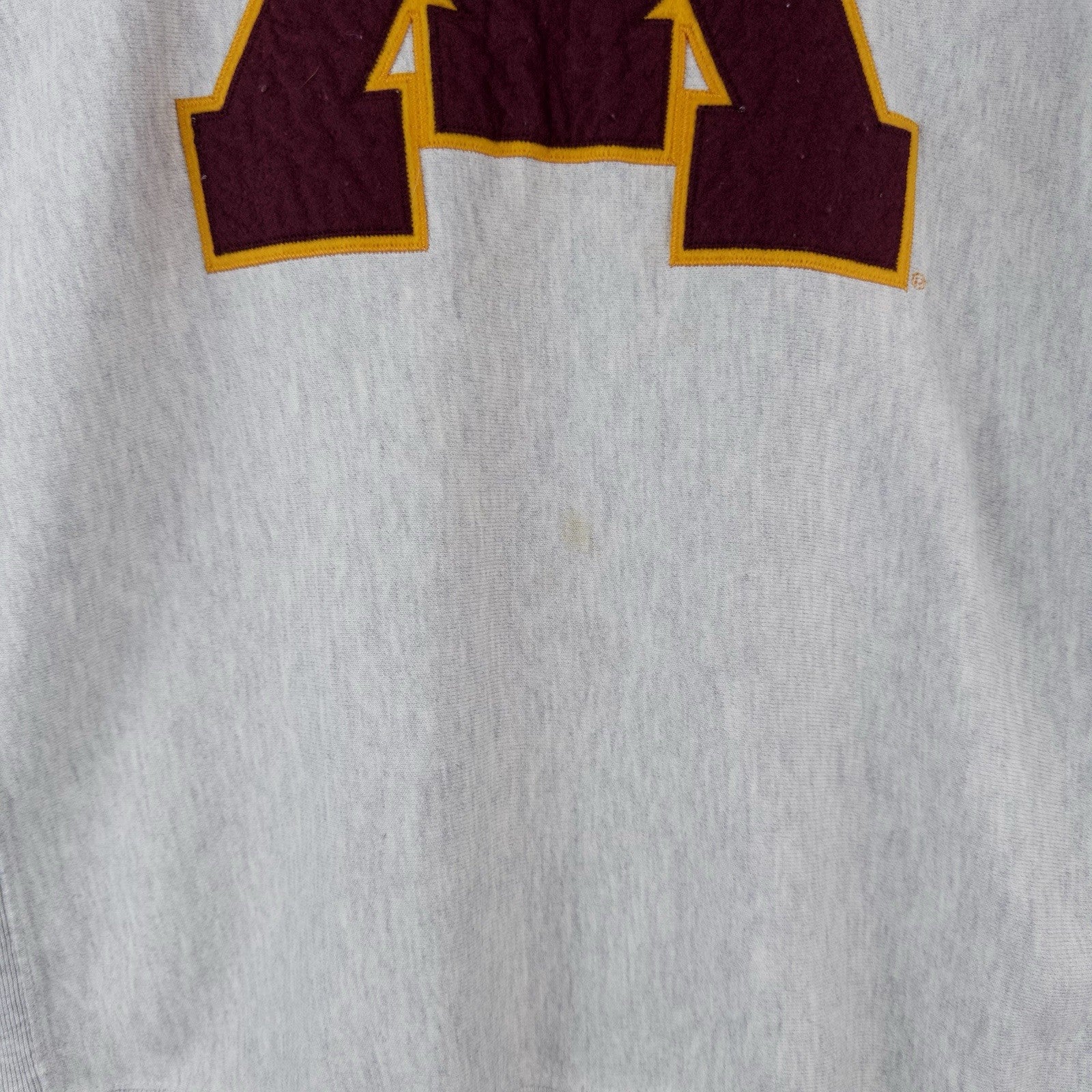 90’s Vtg Champion University Of Minnesota Reverse Weave Gray Crew Sweatshirt M