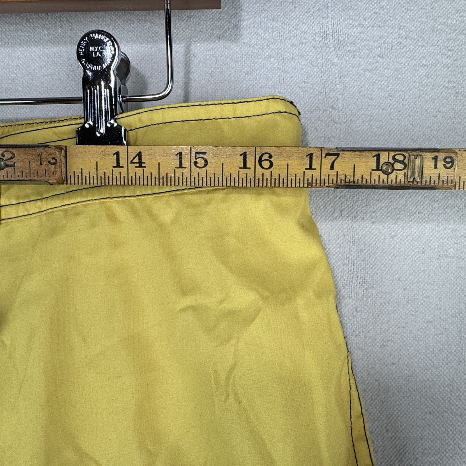 Polo Ralph Lauren Swim Trunks Men’s XL Striped Blue Yellow White Mesh Lined 8”