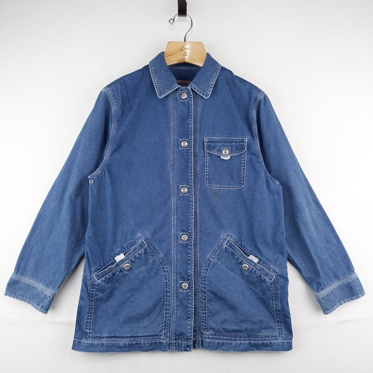 90’s Vtg Ralph Lauren Jeans Co Denim Chore Jacket Barn Country Workwear M *Read