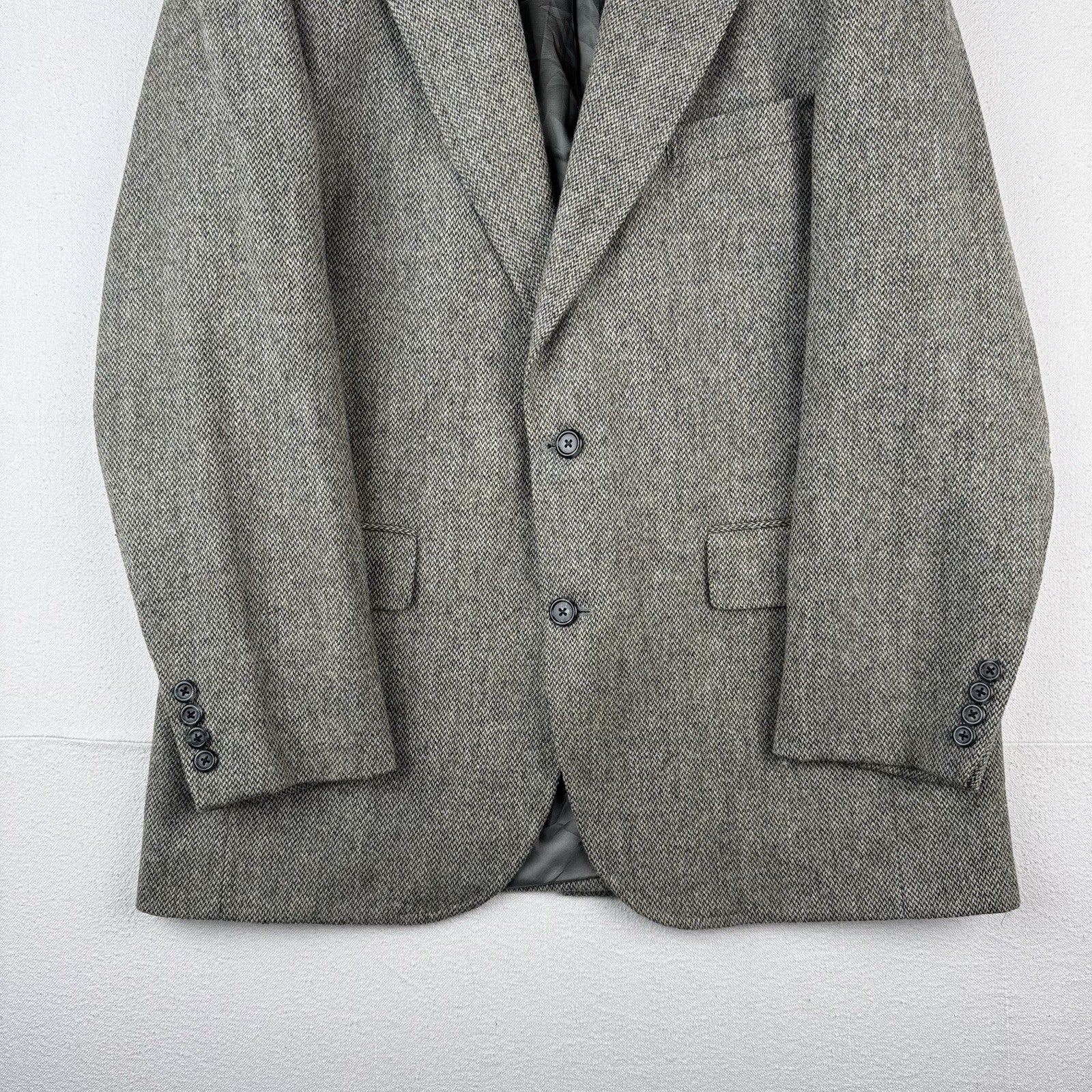 The Andover Shop Herringbone Wool Blazer Jacket Sport Coat Men’s 42 21”x30” USA