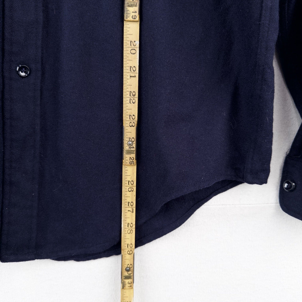 50’s Vintage Military Wool Navy Blue Shirt Elbeco Regulation Men’s 15.5 Large
