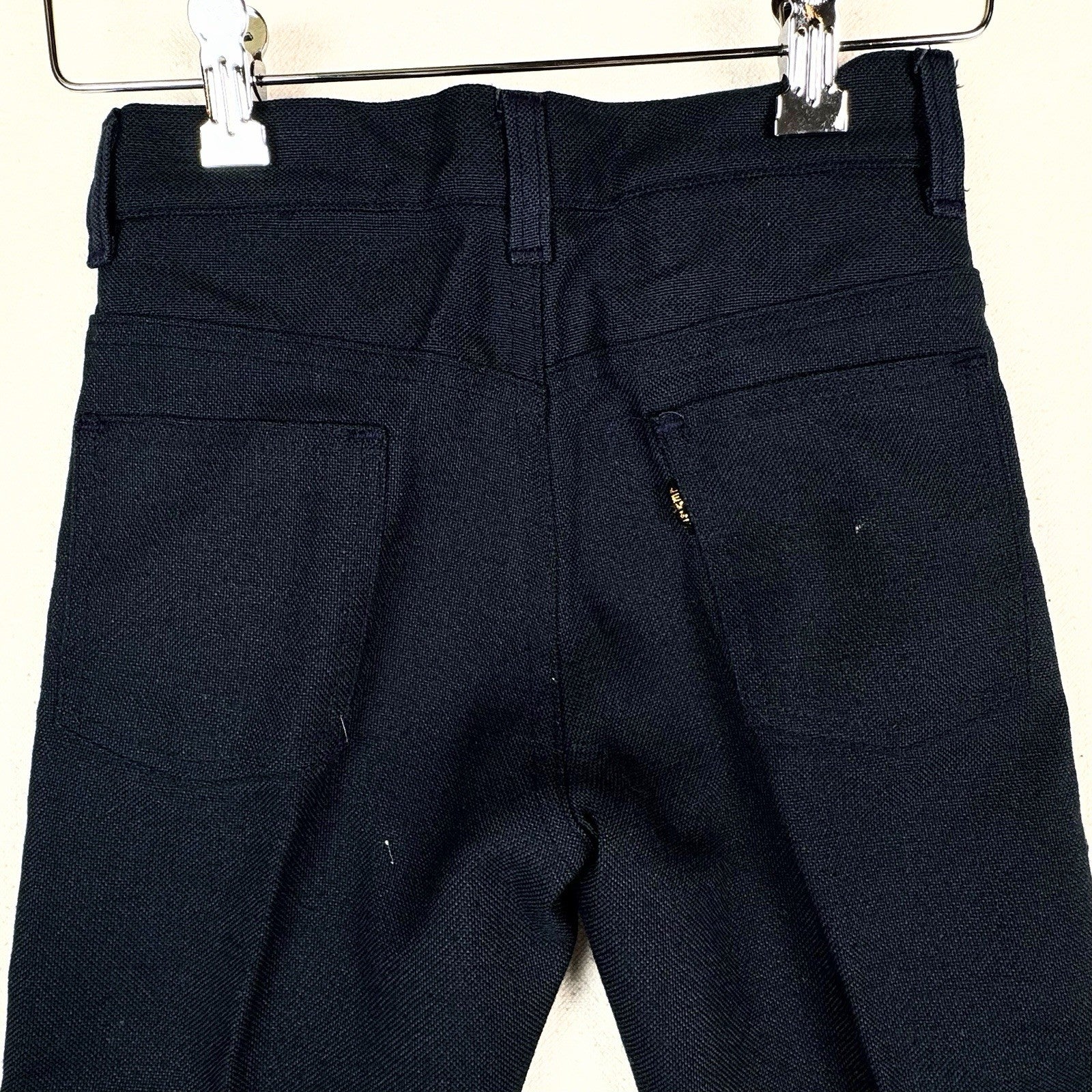 Vintage 70’s Kids Levi’s Big E Sta-Prest Twill Pants Red Raglan Crewneck Set 6-7